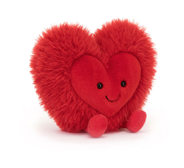 jellycat amuseables beatie heart large